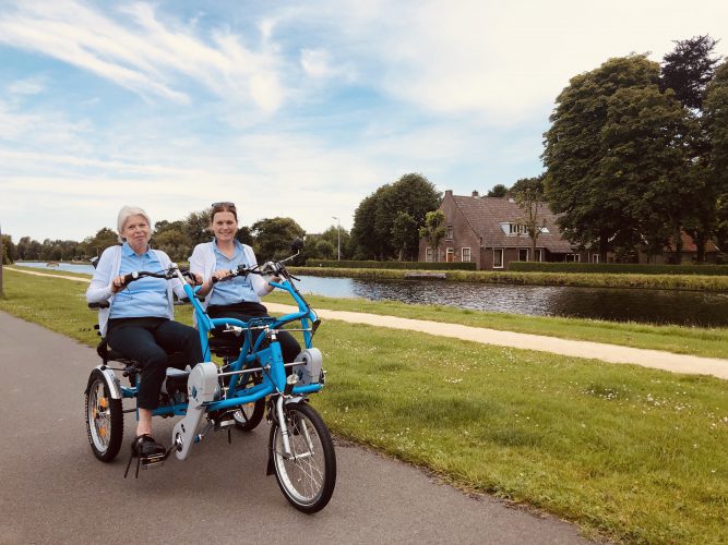 Fietsmaatjes Voorschoten - samen op de duofiets
